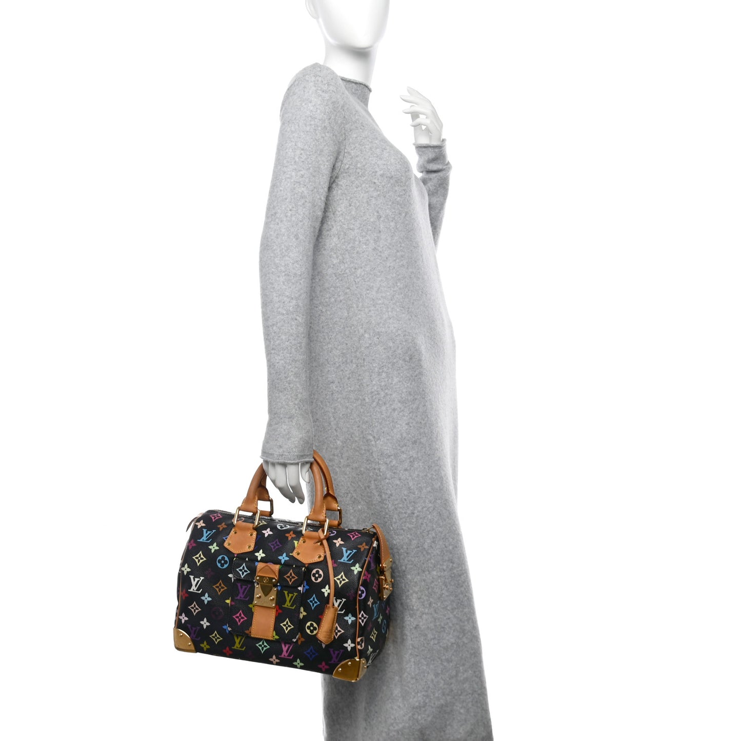 Monogram Multicolor Speedy 30 Black
