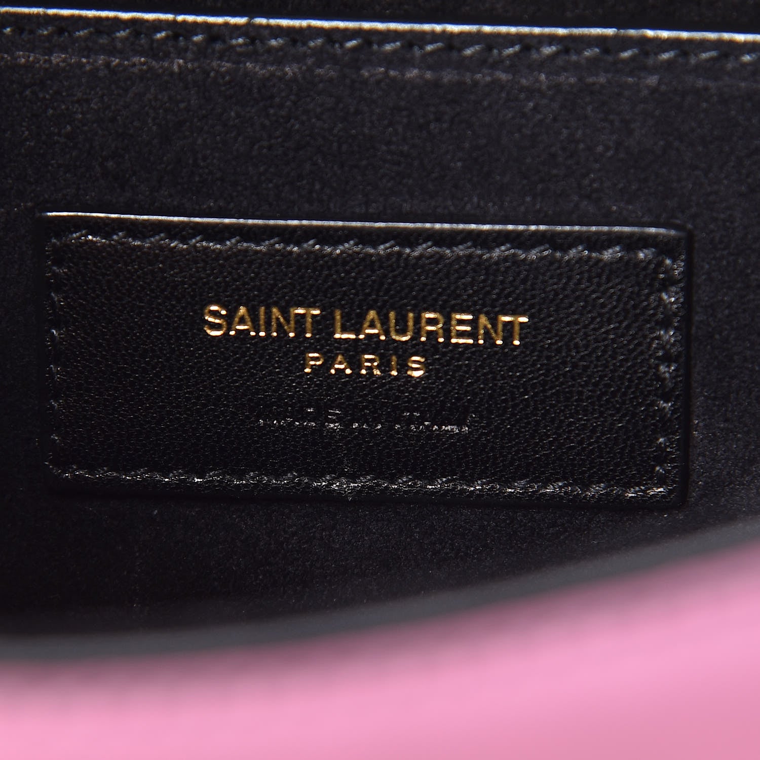 Saint Laurent Metallic Calfskin Small Classic Monogram Kate Tassel Satchel Pink 9 of 10