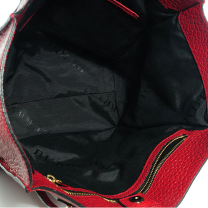 Burberry Heritage Grain Medium Woodbury Tote Military Red 5 of 9