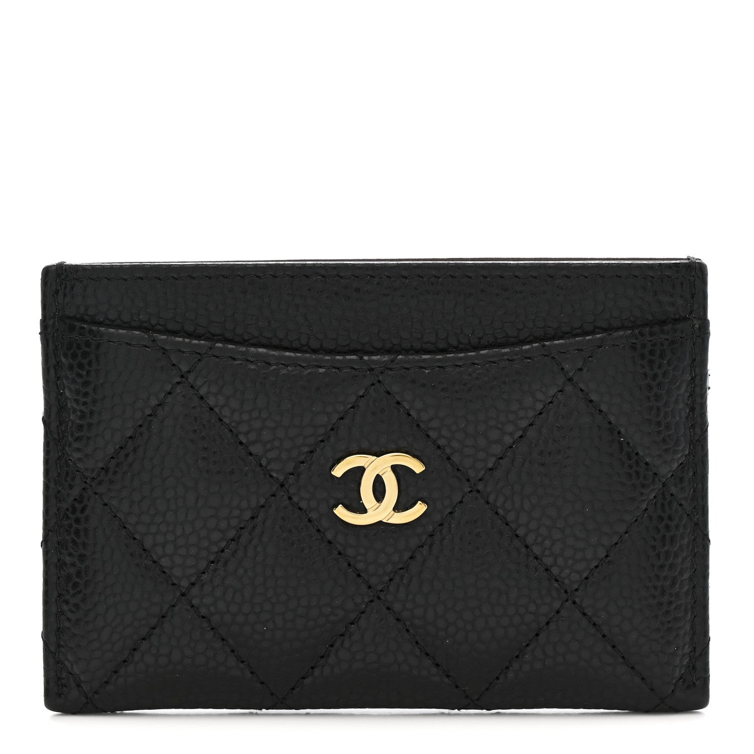 Chanel Caviar Quilted Card Holder Black 1 of 9