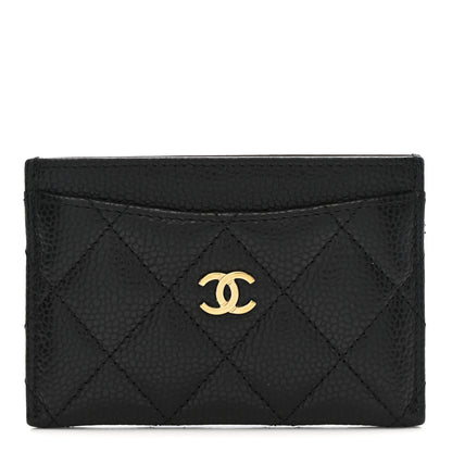 Chanel Caviar Quilted Card Holder Black 1 of 9