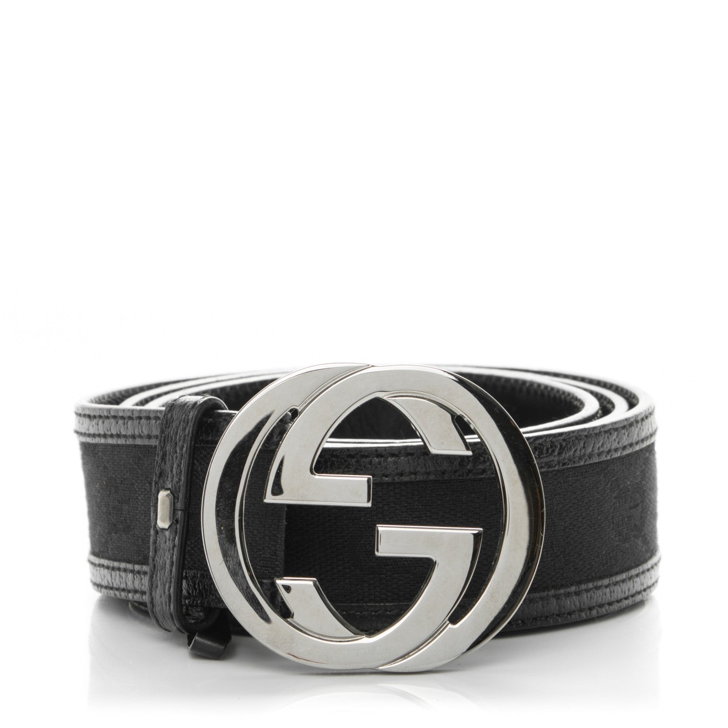 Gucci Monogram Interlocking G Belt 95 38 Black 1 of 6