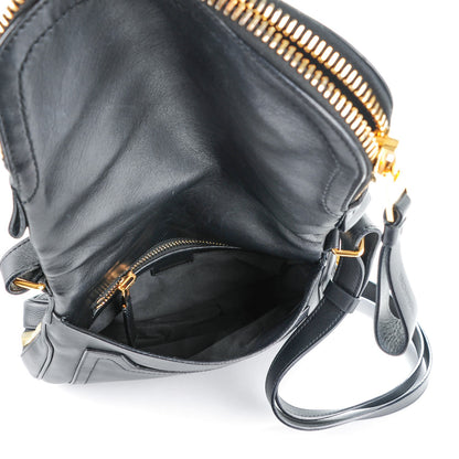 Tom Ford Grained Calfskin Medium Jennifer Crossbody Bag Black 5 of 7