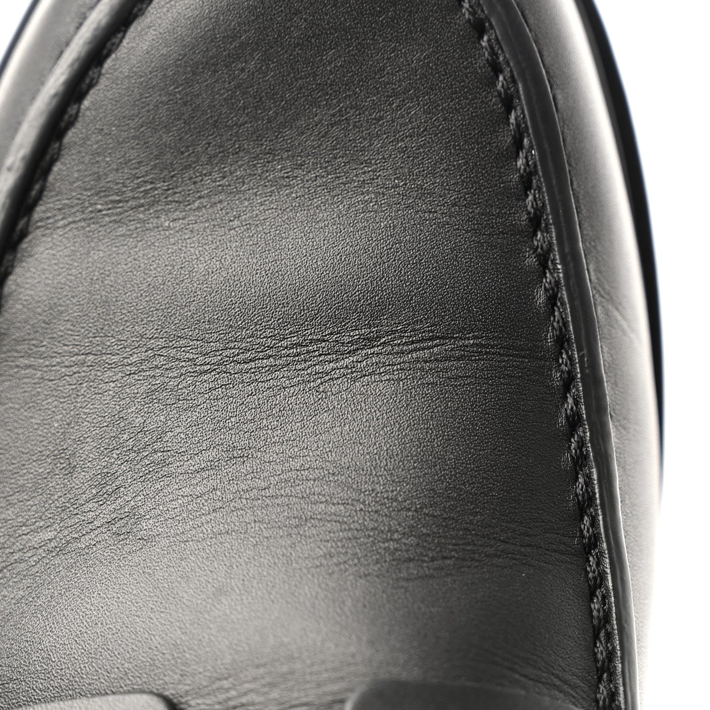 Calfskin Ivy Loafer 36.5 Black