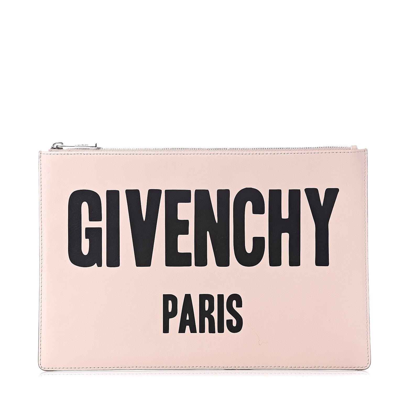 Givenchy Calfskin Logo Zip Pouch Pale Pink 1 of 9