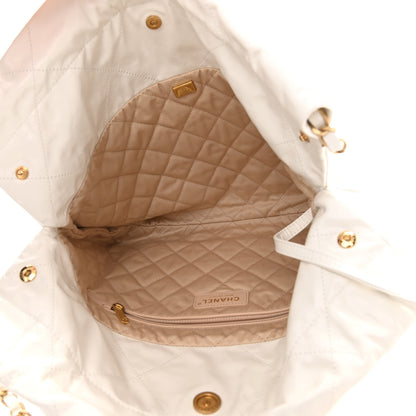 Chanel Calfskin Quilted Small Chanel 22 White 6 of 11