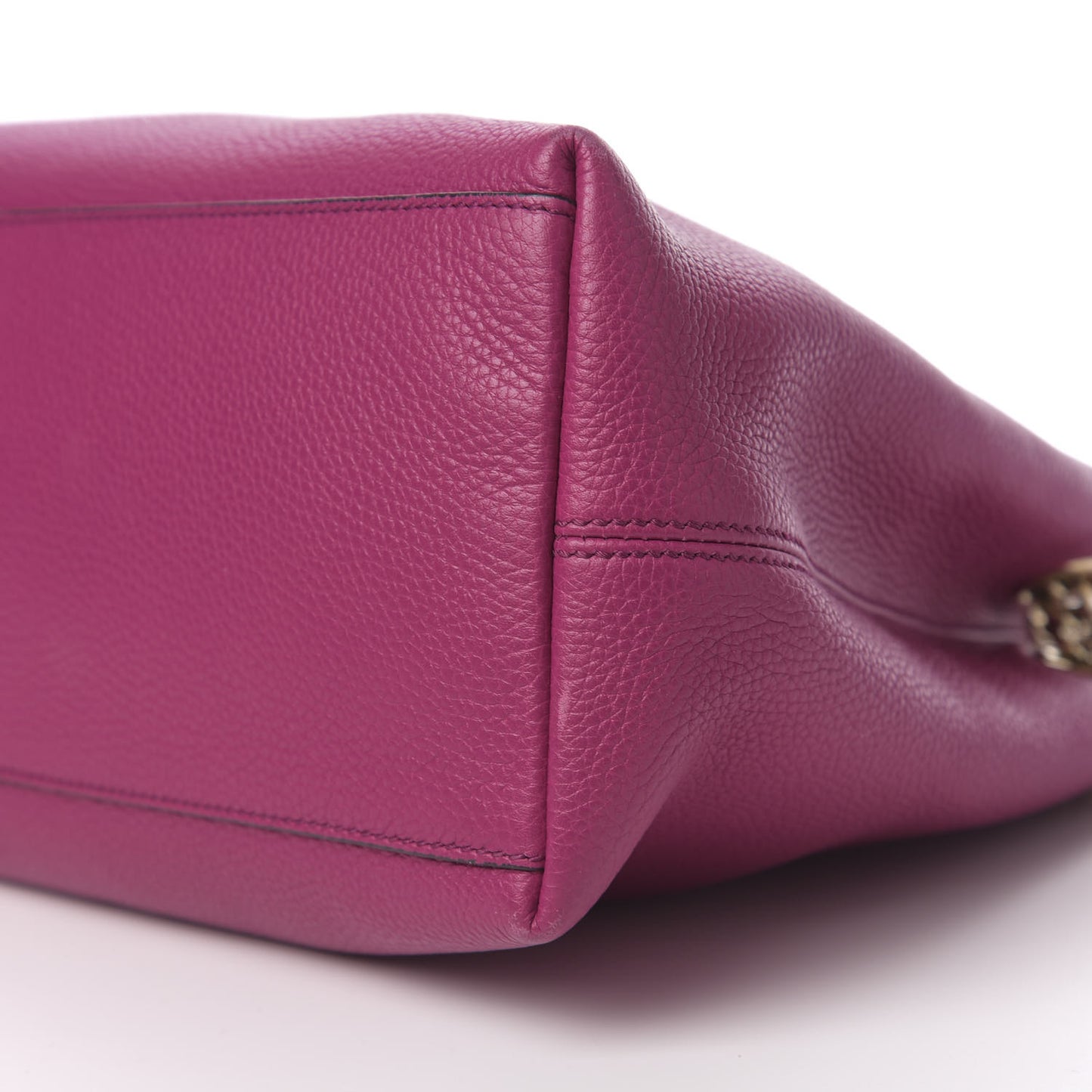 Cellarius Calfskin Medium Soho Chain Shoulder Bag Bright Bouganville