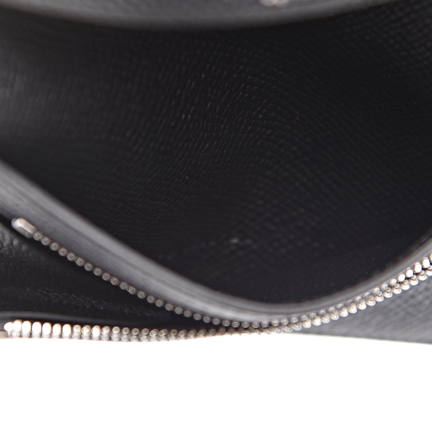 Hermes Epsom Bearn Compact Wallet Black 7 of 7