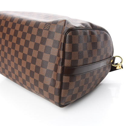Louis Vuitton Damier Ebene Speedy Bandouliere 30 9 of 10