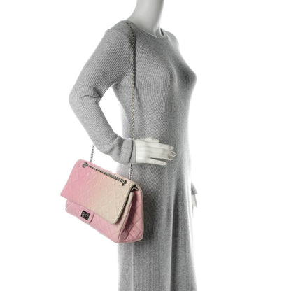 Chanel Lambskin Degrade Quilted 2.55 Reissue 227 Flap Pink 2 of 9