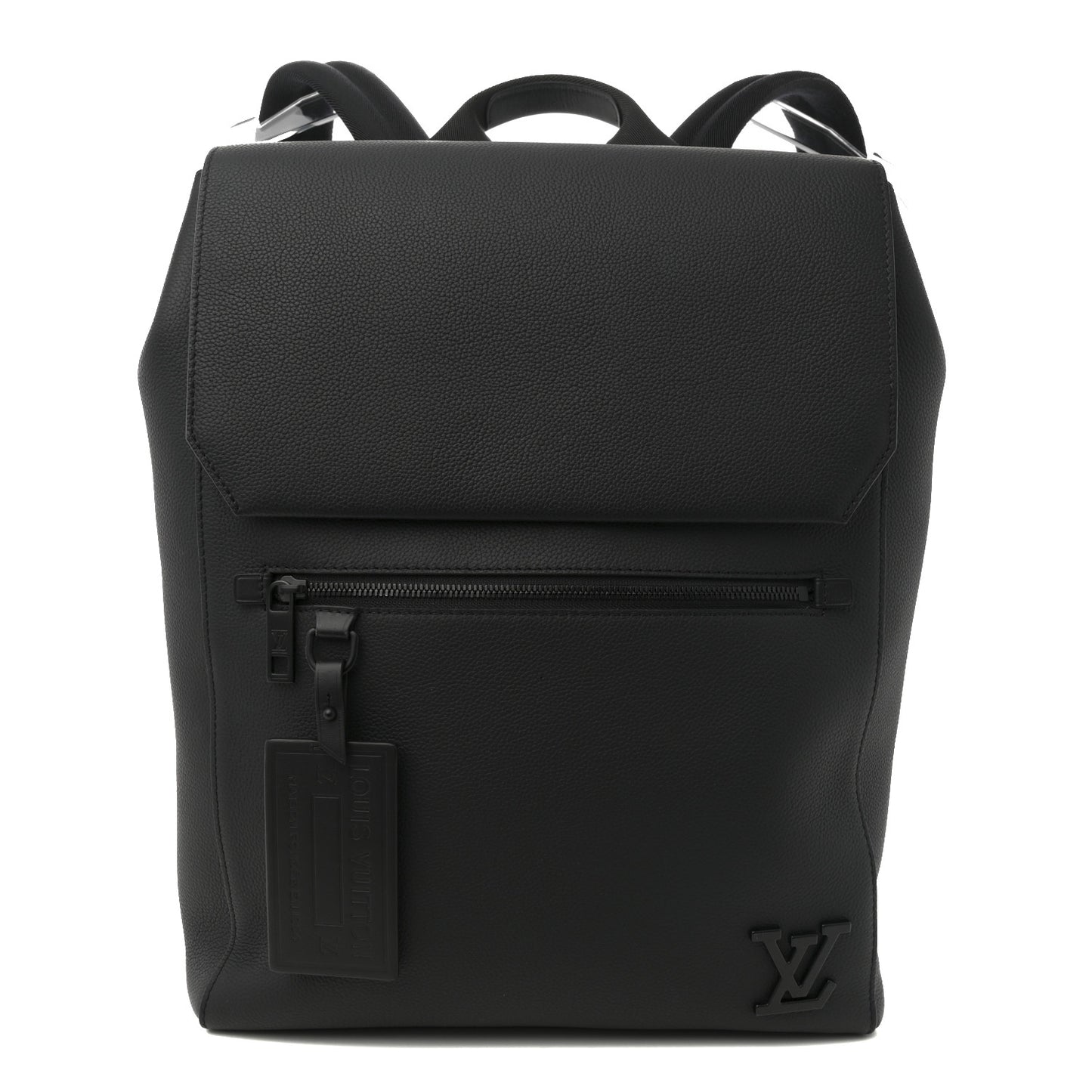 Calfskin Aerogram Fastline Backpack Black