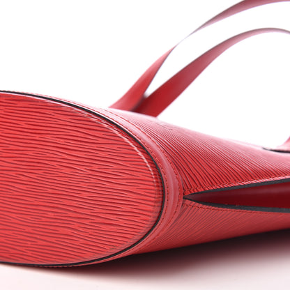 Louis Vuitton Epi Saint Jacques PM Castillan Red 8 of 14