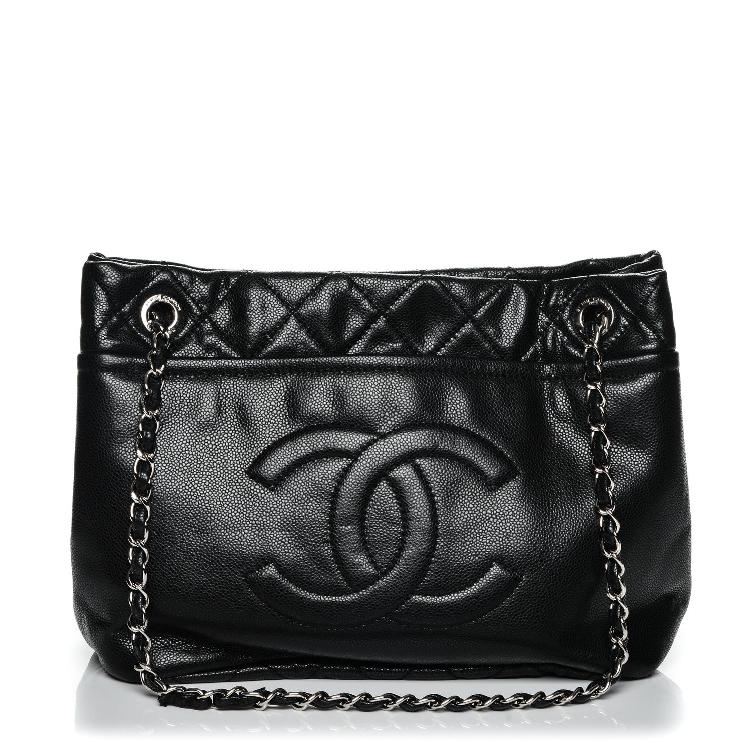Chanel Caviar Timeless CC Soft Tote Black 1 of 7