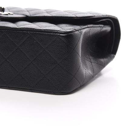 Chanel Caviar Quilted Jumbo Double Flap Black 10 of 11