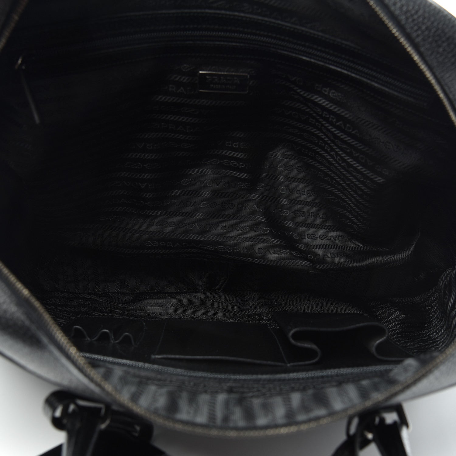 Prada Cinghiale Travel Bag Black 6 of 8