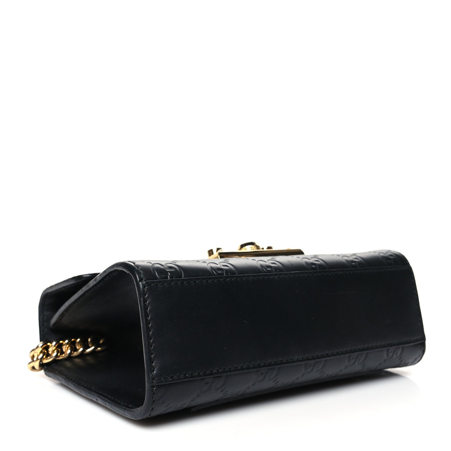 Gucci Guccissima Small Padlock Shoulder Bag Black 4 of 11