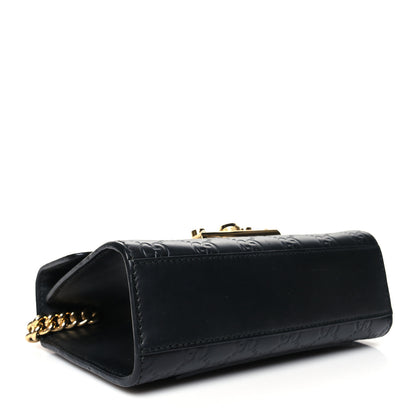 Gucci Guccissima Small Padlock Shoulder Bag Black 4 of 11