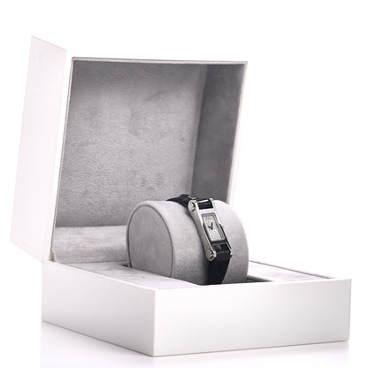 Christian Dior Stainless Steel Calfskin Diamond 12mm Dior66 Quartz Watch Black 5 of 5