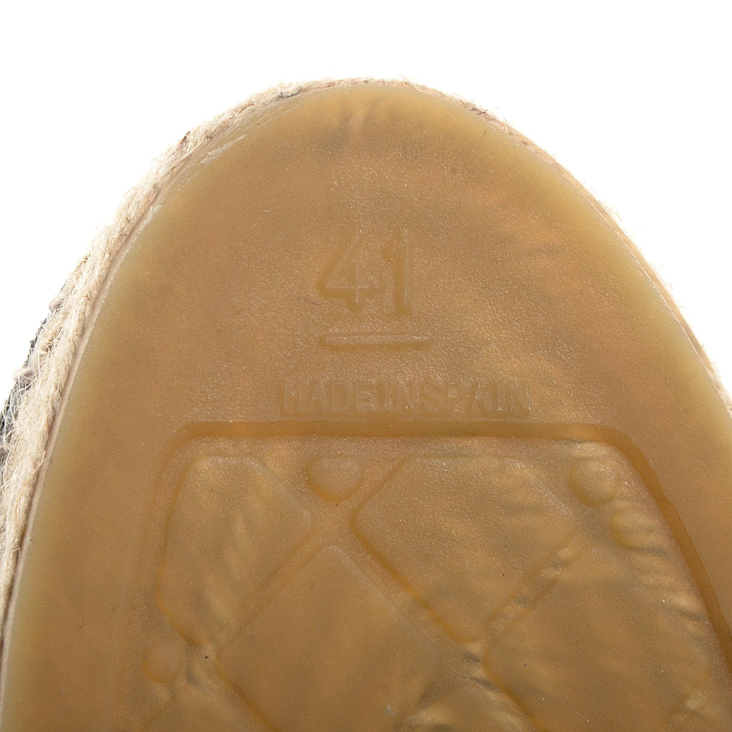 Denim Canvas Espadrilles 41 Blue Noir