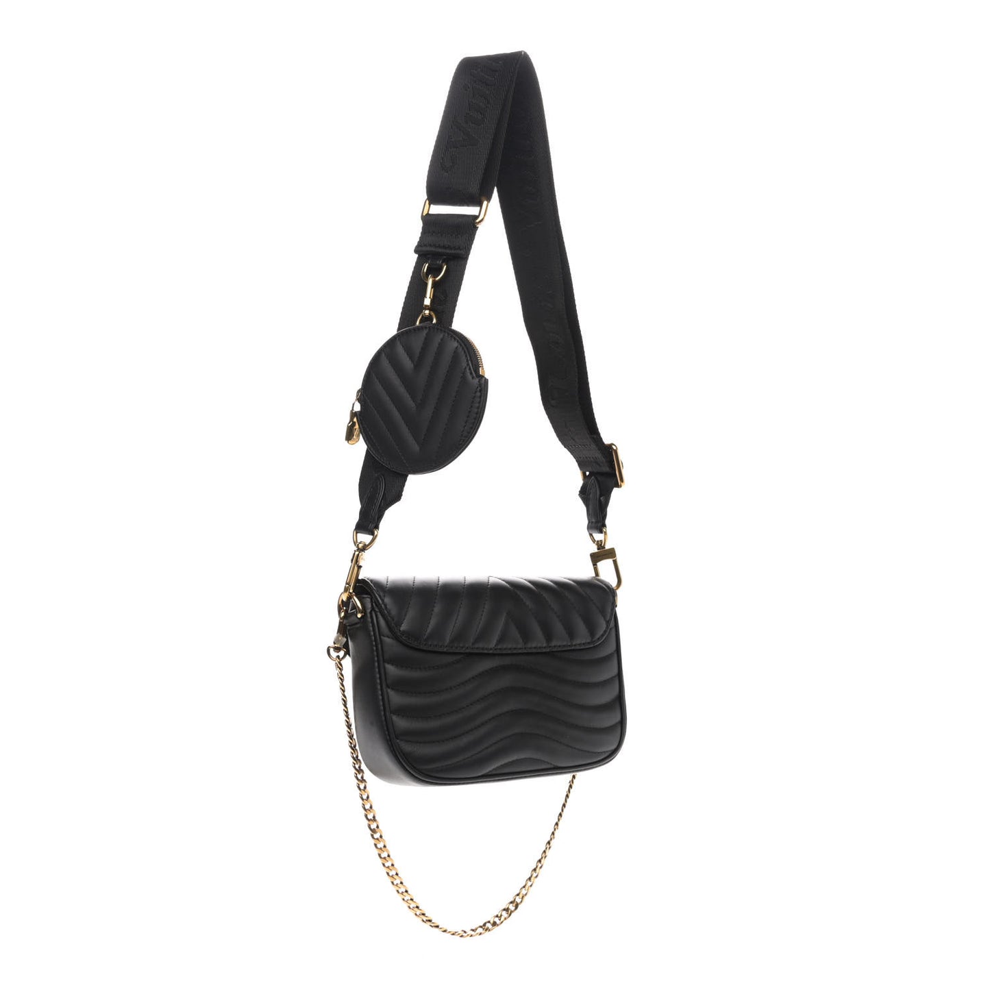 Calfskin New Wave Multi Pochette Black
