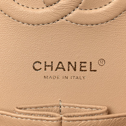 Chanel Caviar Quilted Medium Double Flap Beige 5 of 8
