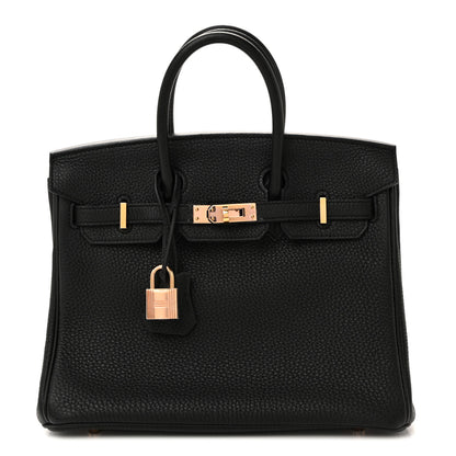 Hermes Togo Birkin 25 Black 1 of 12