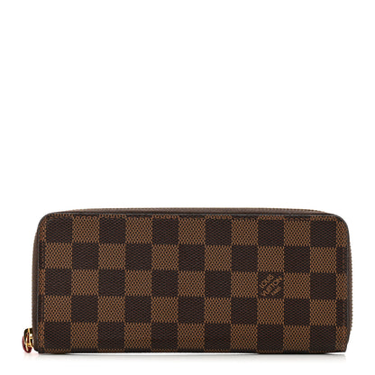 Louis Vuitton Damier Ebene Clemence Wallet Cherry 1 of 6