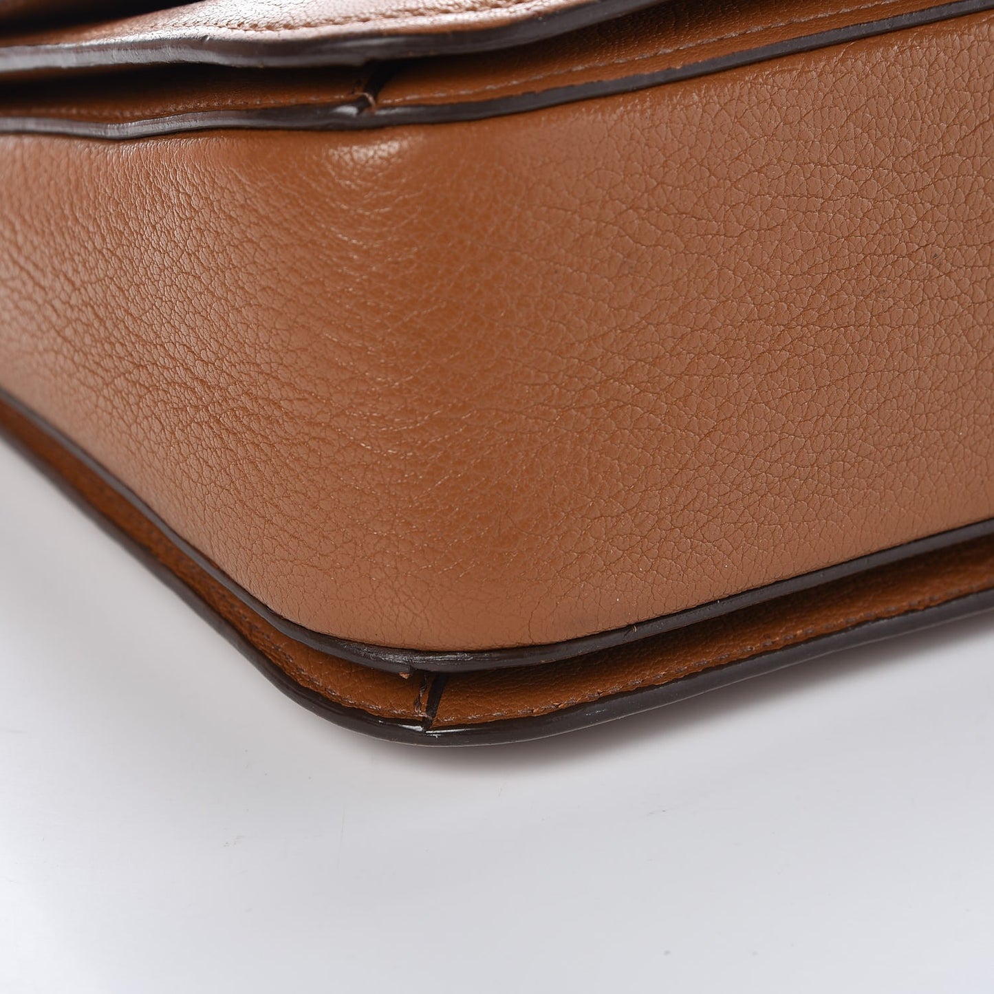Goatskin Madras Shoulder Bag Cuoio