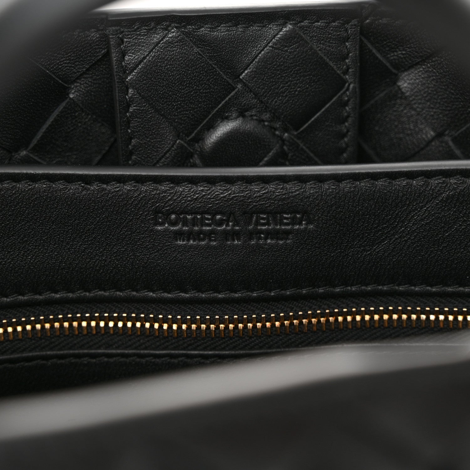Bottega Veneta Nappa Intrecciato Small Andiamo Shoulder Bag Black 6 of 9
