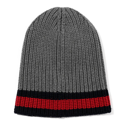 Gucci Wool Web Beanie Hat M Grey 2 of 3