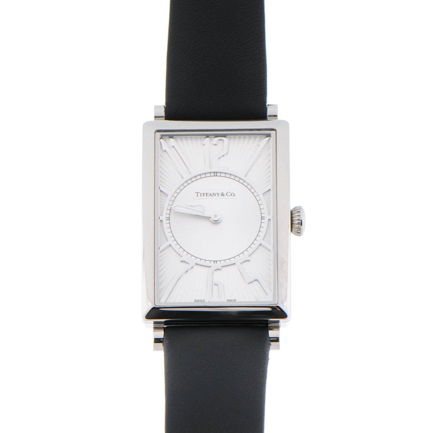 Tiffany Stainless Steel Calfskin 26mm Gallery Quartz Watch 1 of 10