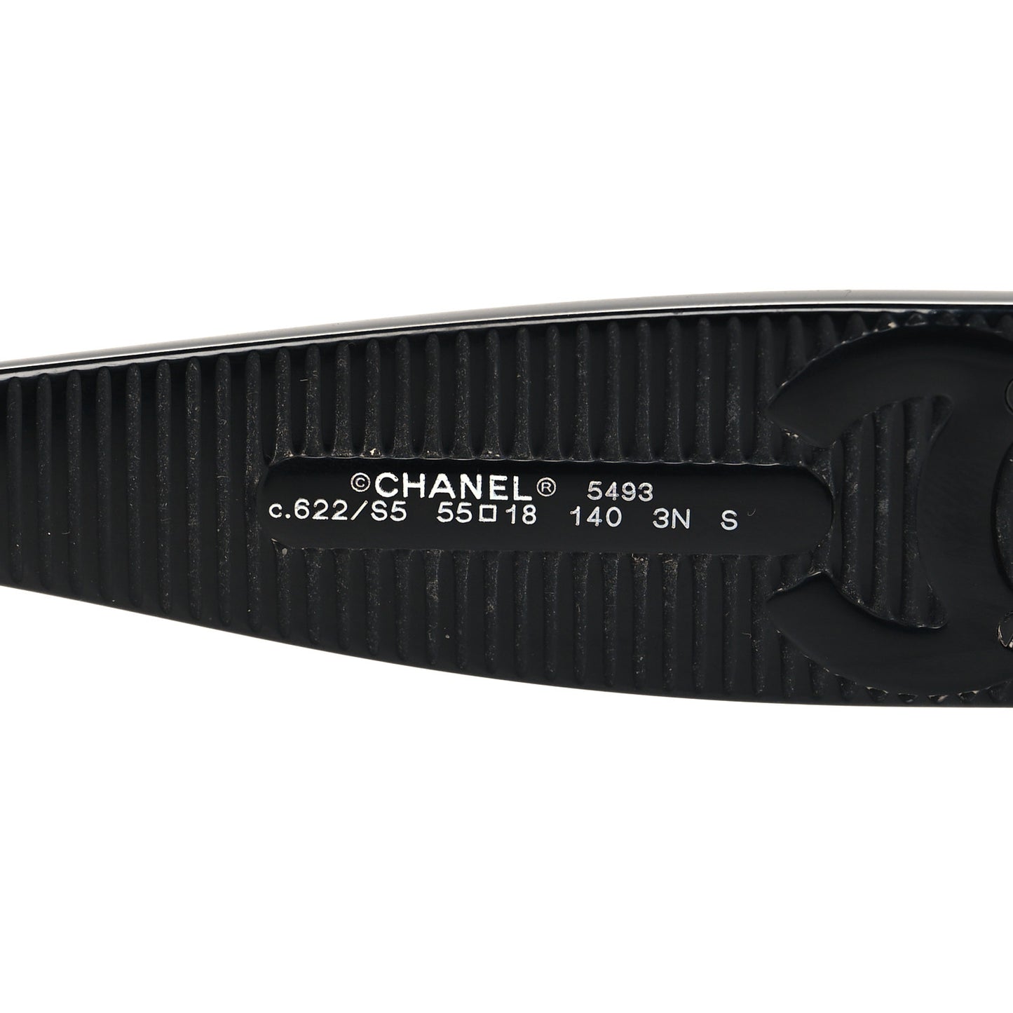 Acetate Rectangle Sunglasses 5493 Black