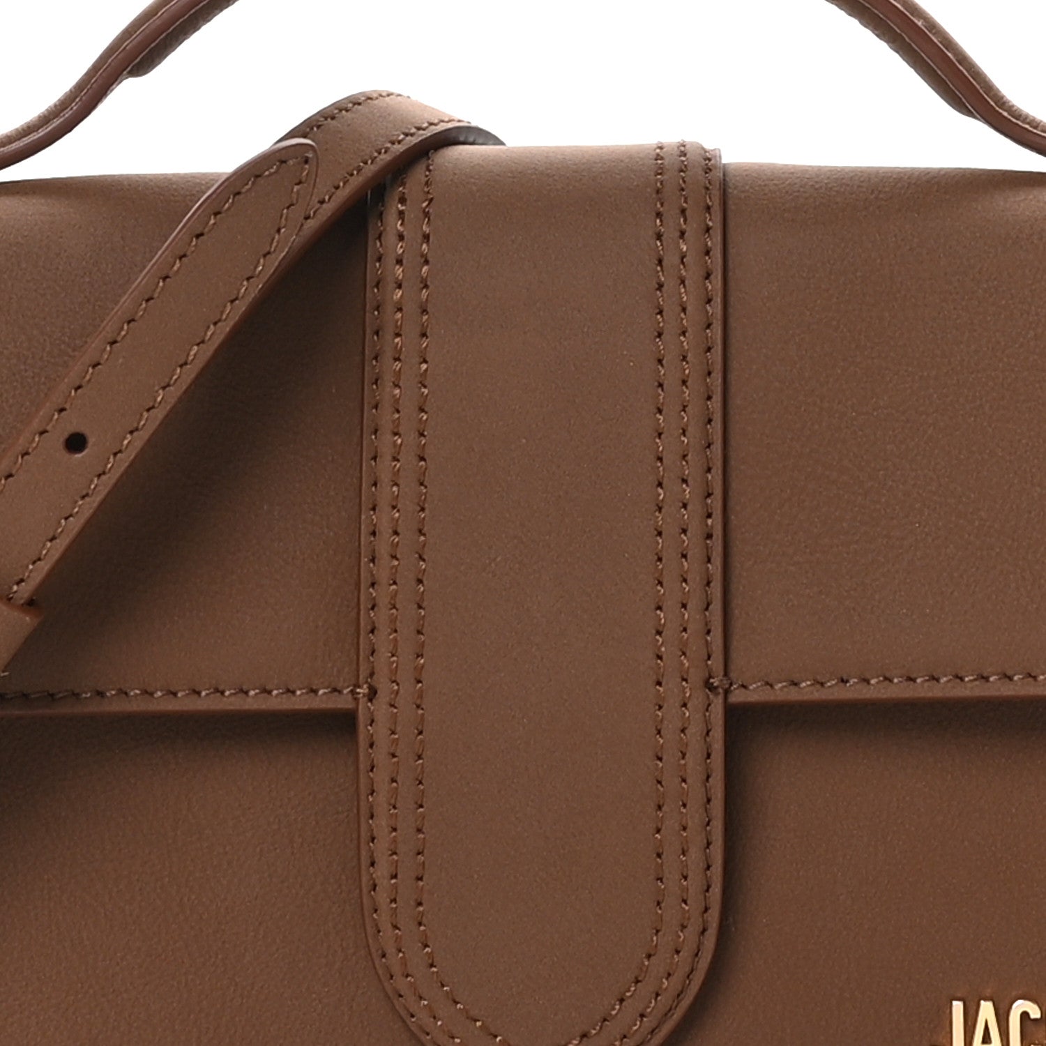 Jacquemus Rubberized Calfskin Le Grand Bambino Brown 7 of 9