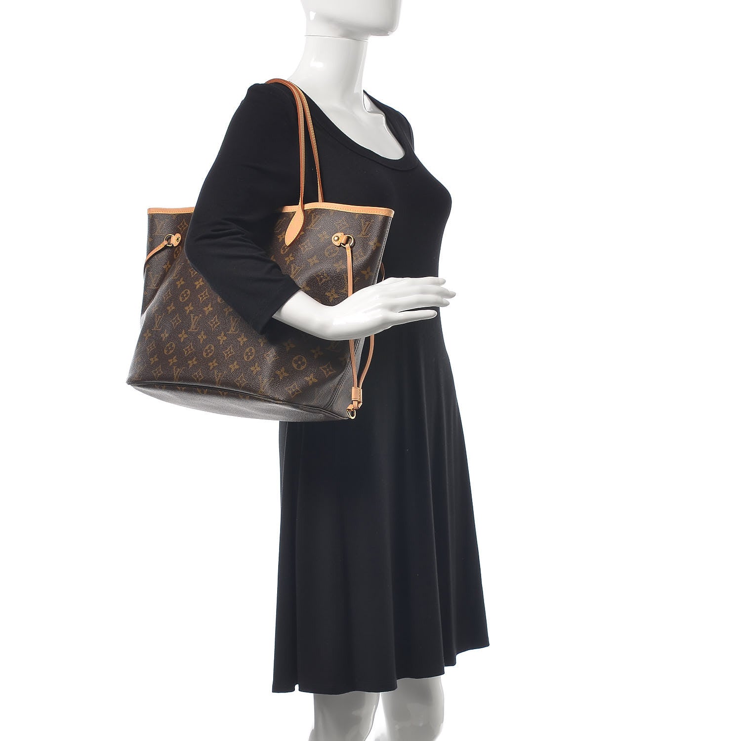 Louis Vuitton Monogram Neverfull MM 2 of 8