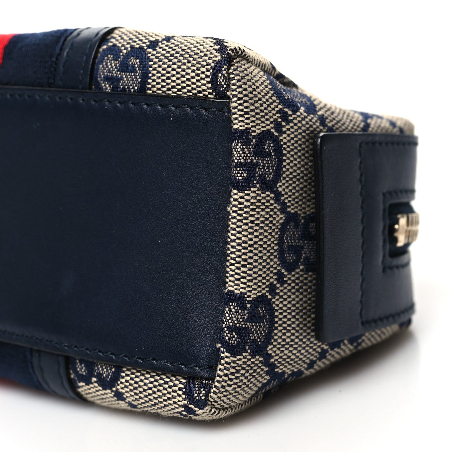 Monogram Web Small Cosmetic Case Navy