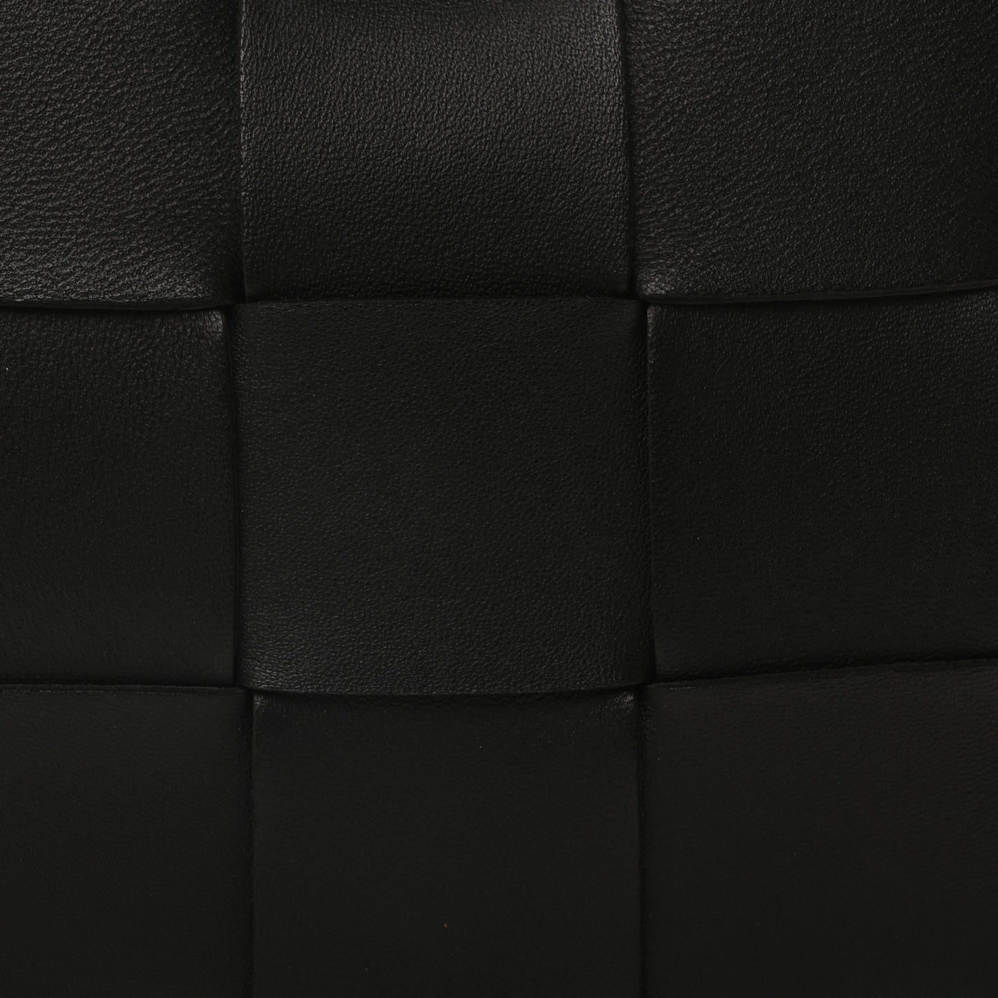 Lambskin Maxi Intrecciato Cassette Crossbody Bag Black