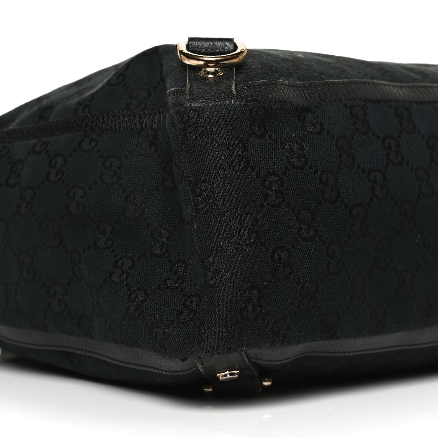 Gucci Monogram Large Abbey Tote Black 10 of 14
