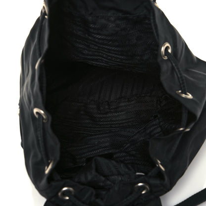 Prada Nylon Vela Single Buckle Backpack Black 4 of 12