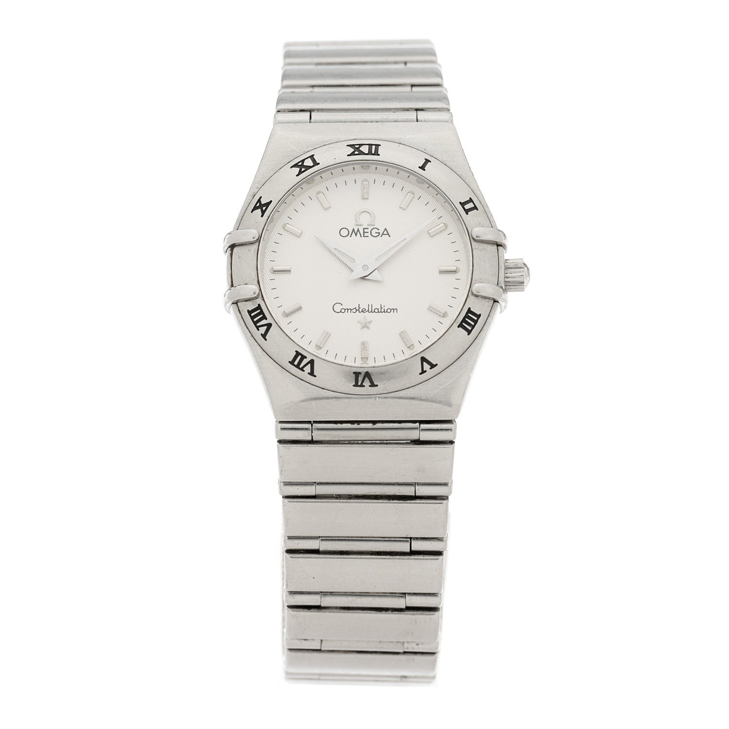 Omega Stainless Steel 25mm Constellation Quartz Watch White 1572.30 1 of 5