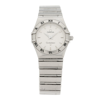 Omega Stainless Steel 25mm Constellation Quartz Watch White 1572.30 1 of 5