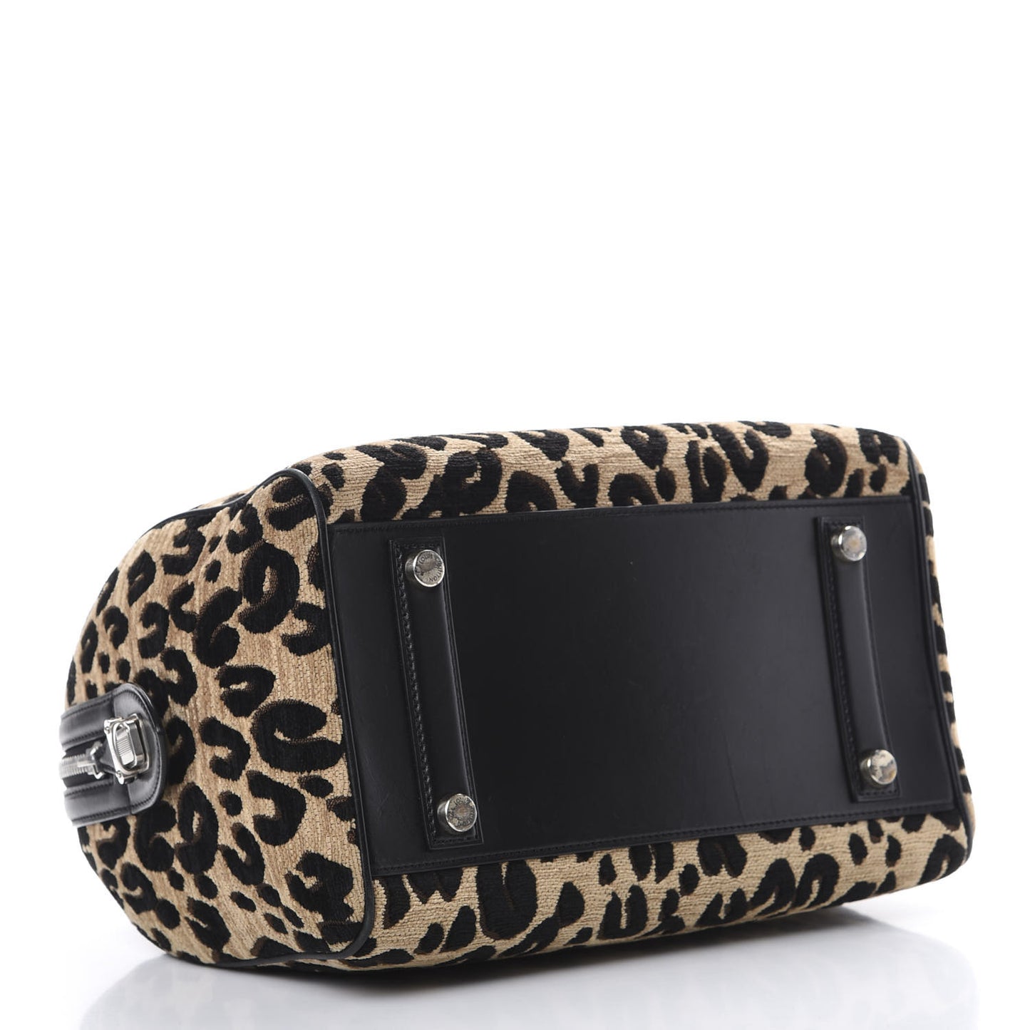Jacquard Velvet Leopard Print Stephen Sprouse Speedy