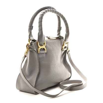 Chloe Calfskin Small Marcie Satchel Cashmere Grey 3 of 9