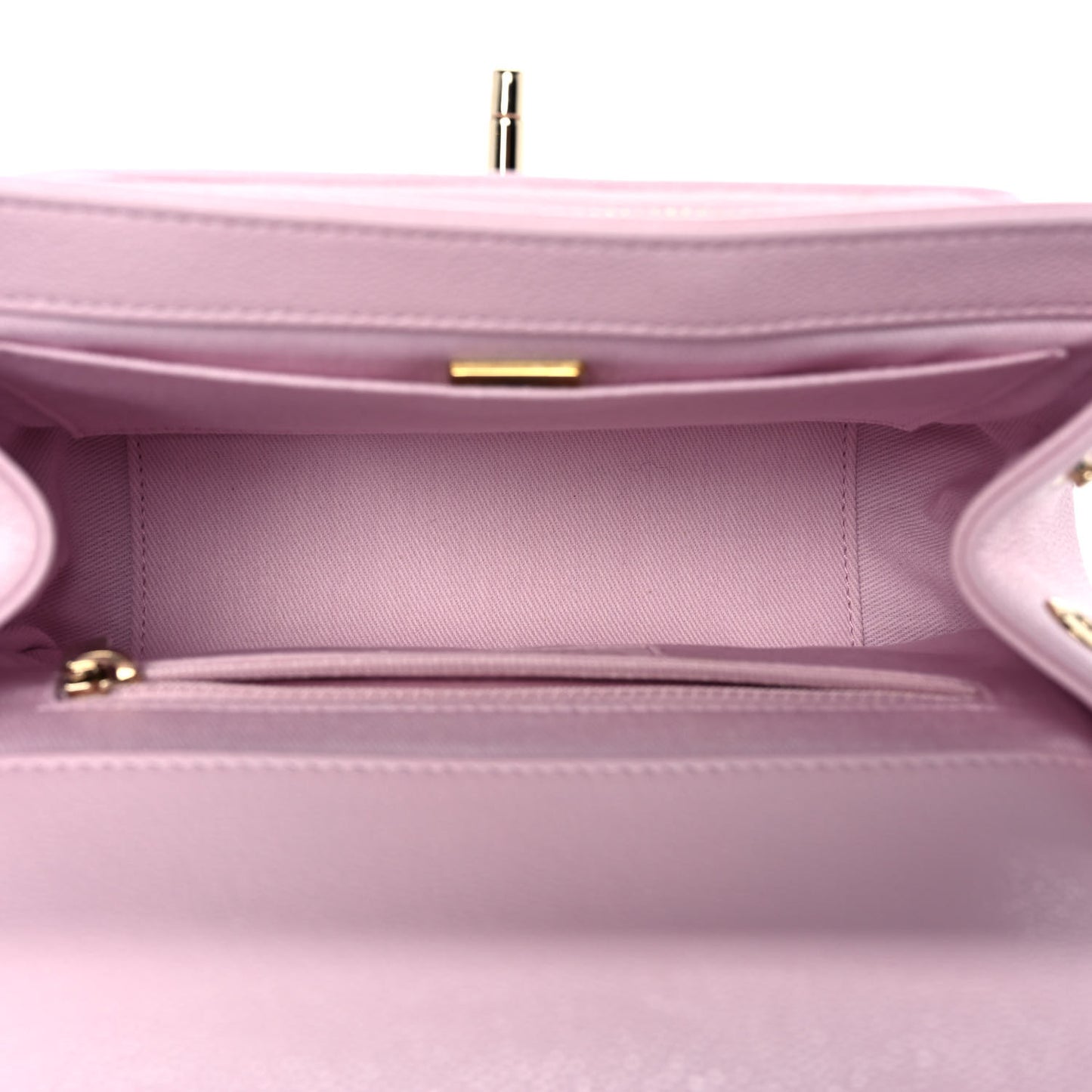 Caviar Quilted Small Business Affinity Flap Light Pink