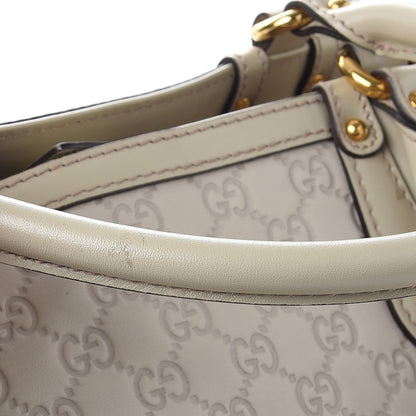 Gucci Guccissima Studded Large Scarlett Tote Off White 8 of 8