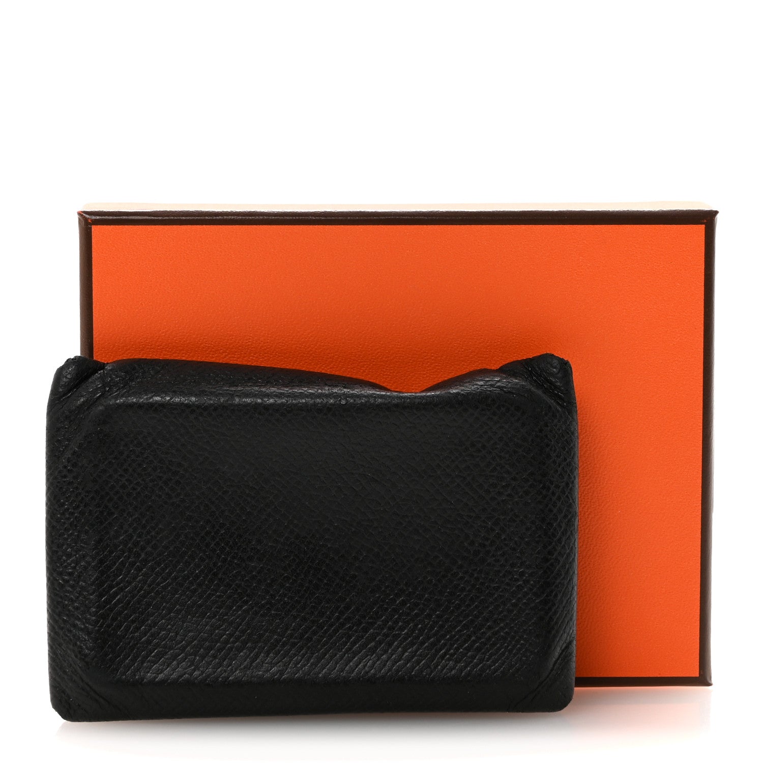 Hermes Epsom Calvi Card Case Black 7 of 7