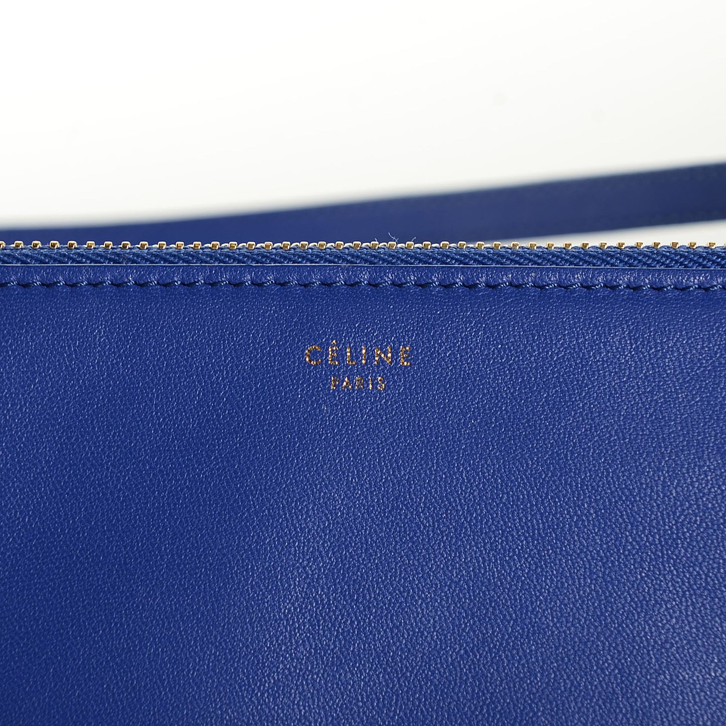 Lambskin Small Trio Crossbody Bag Violet Blue