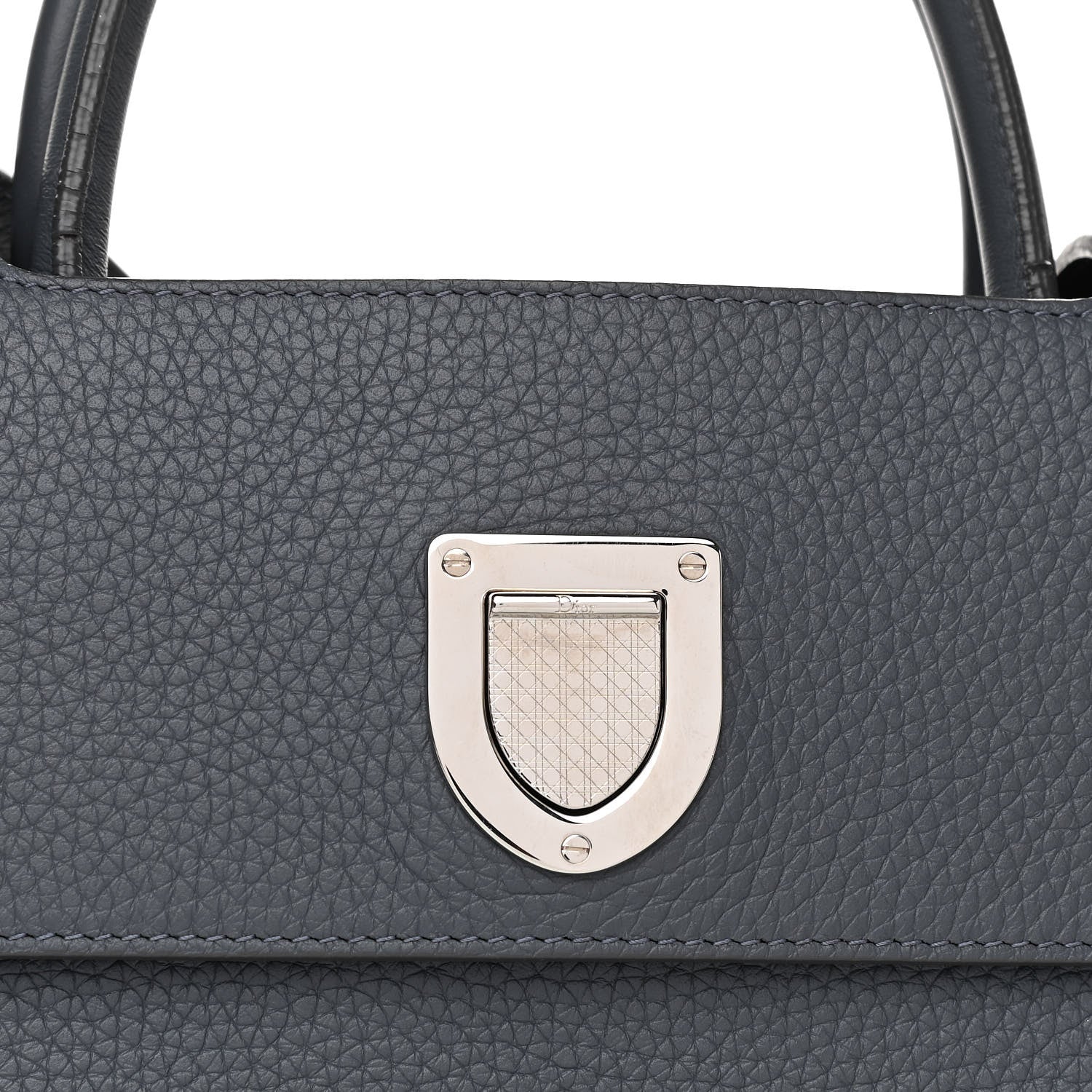 Christian Dior Grained Calfskin Diorever Flap Grey 7 of 9