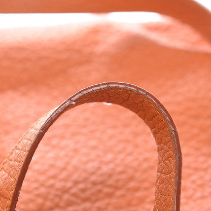 Chloe Grained Calfskin Brooke Satchel Orange 9 of 17