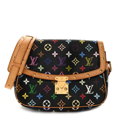 Louis Vuitton Monogram Multicolor Sologne Black 1 of 13