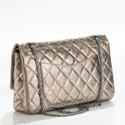 Chanel Metallic Aged Calfskin Quilted 2.55 Reissue 227 Flap Bronze 2 of 8